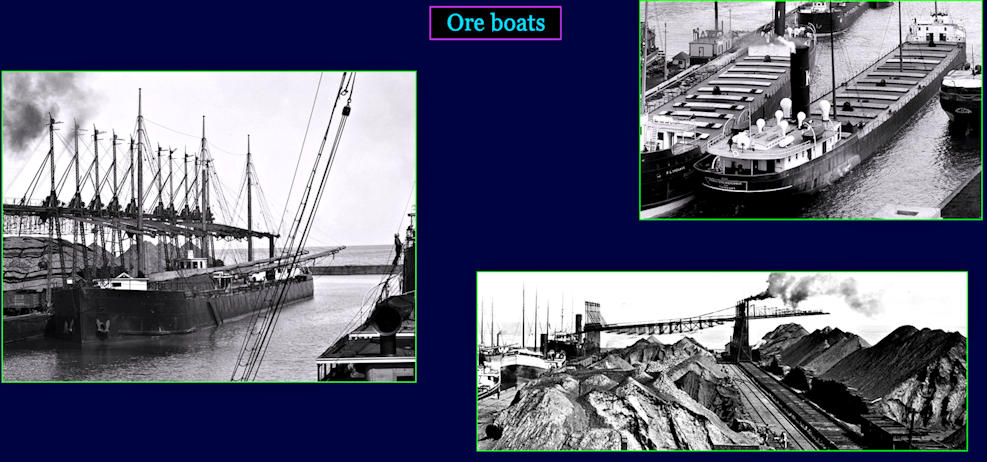 Iron ore boats 1890